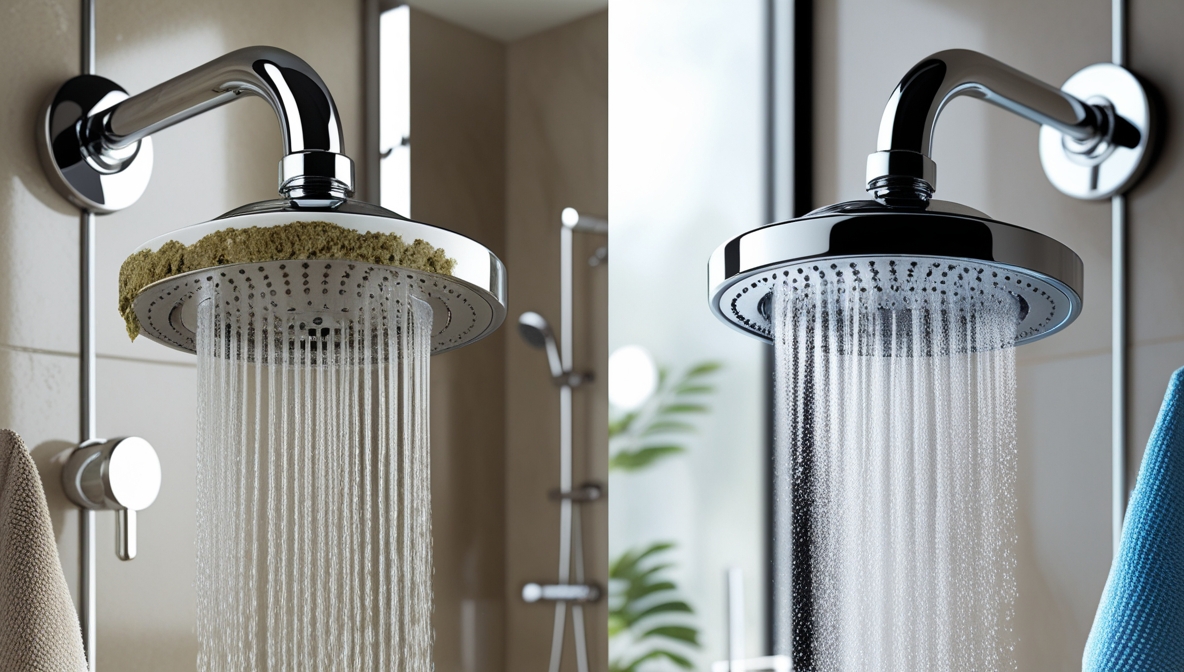 como limpar calcário do chuveiro com vinagre passo a passo